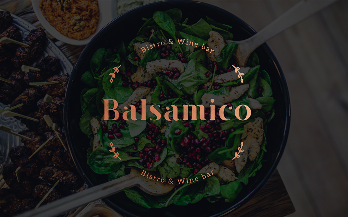 Balsamico意大利餐馆和酒吧品牌形象设计 