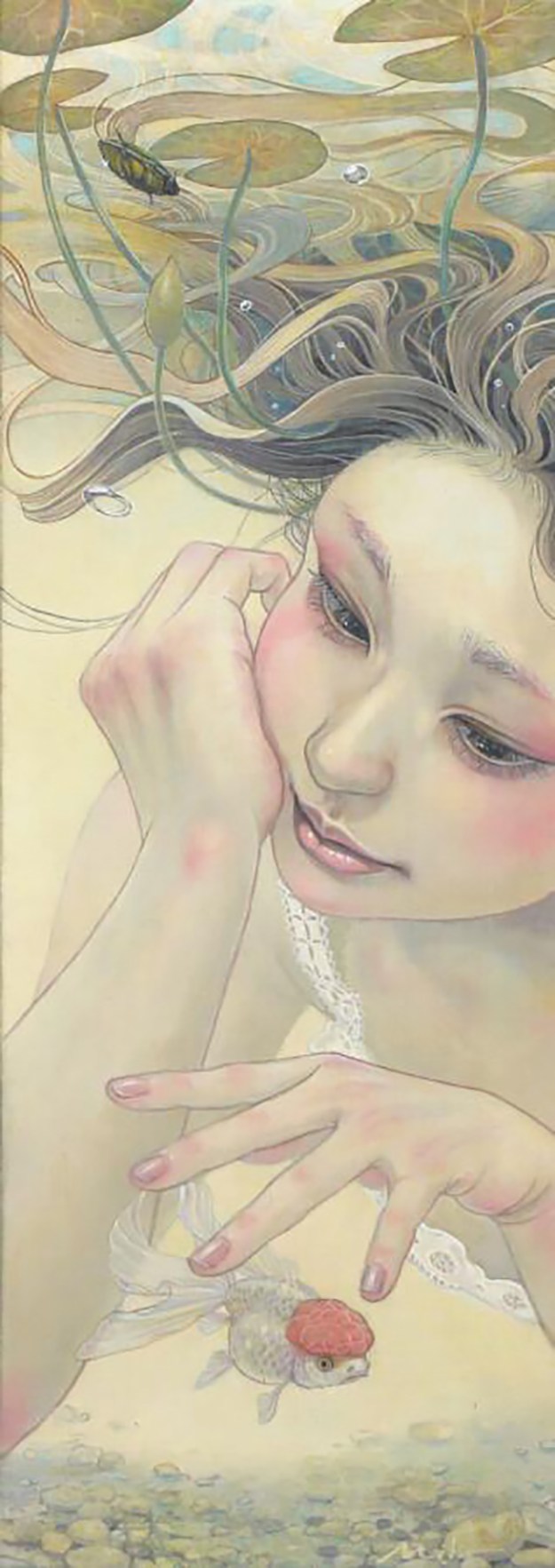 柔美浪漫的超现实主义的插画作品——平野实穗