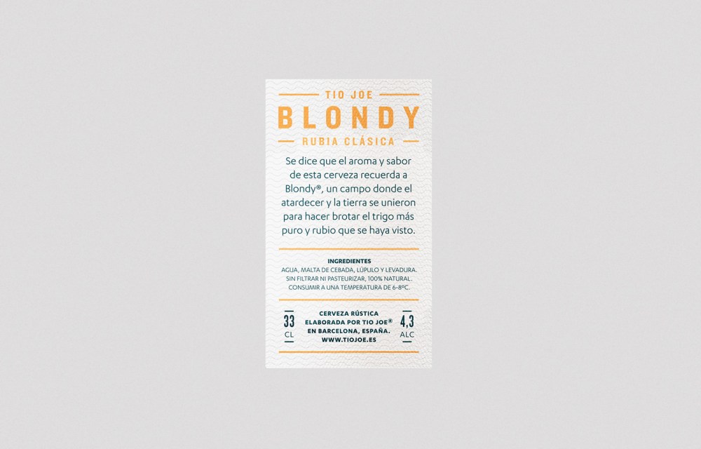 Blondy包装