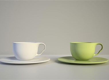 陶瓷咖啡杯外观设计
