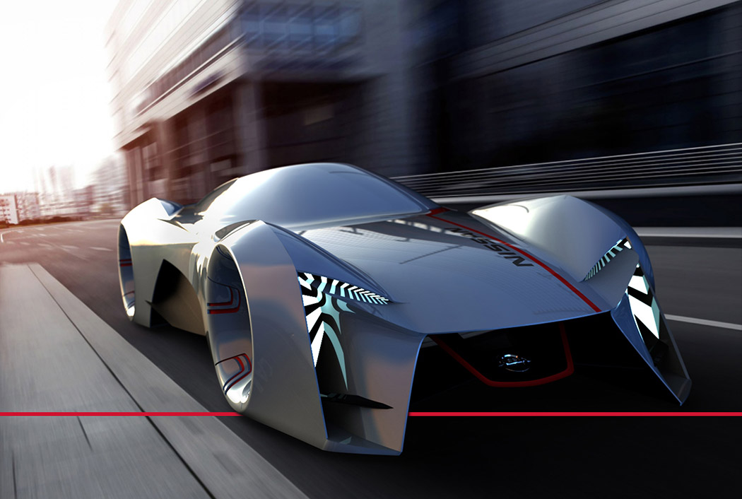 未来电动日产nissan概念车