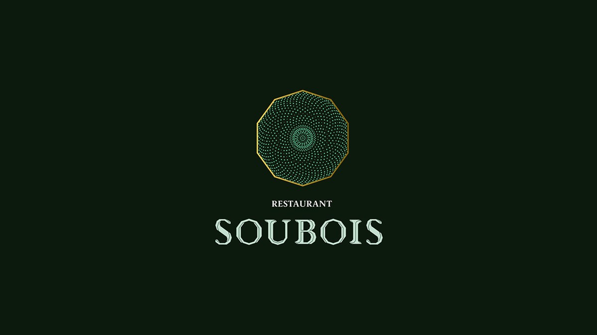 蒙特利尔soubois餐厅视觉识别设计