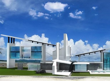 广西桂平西江白鸥别墅设计