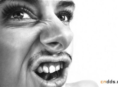 Melissa Cooke黑白肖像画作品