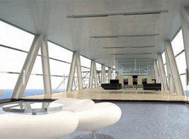 希腊桑特岛海上住宅