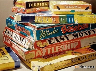 细腻美丽的拟真油画