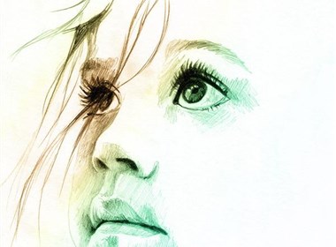 生动而简练的肖像画