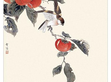 陈之佛工笔花鸟画作品