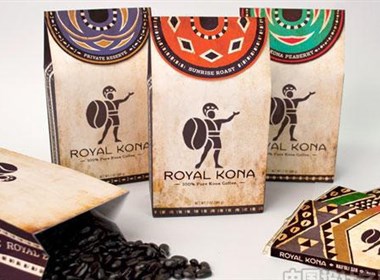 科纳皇家咖啡-100％纯科纳咖啡包装形象