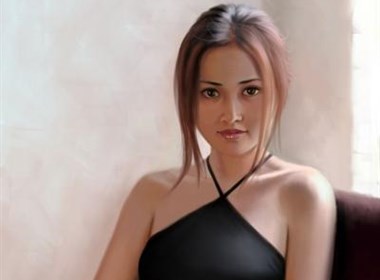 20幅另人惊叹的著名影星数字肖像绘画作品