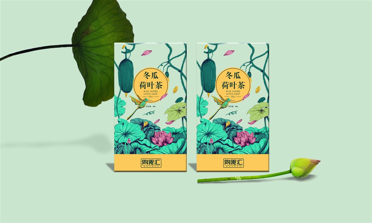 茶包裝設(shè)計 冬瓜荷葉茶 枸杞桂圓紅棗茶