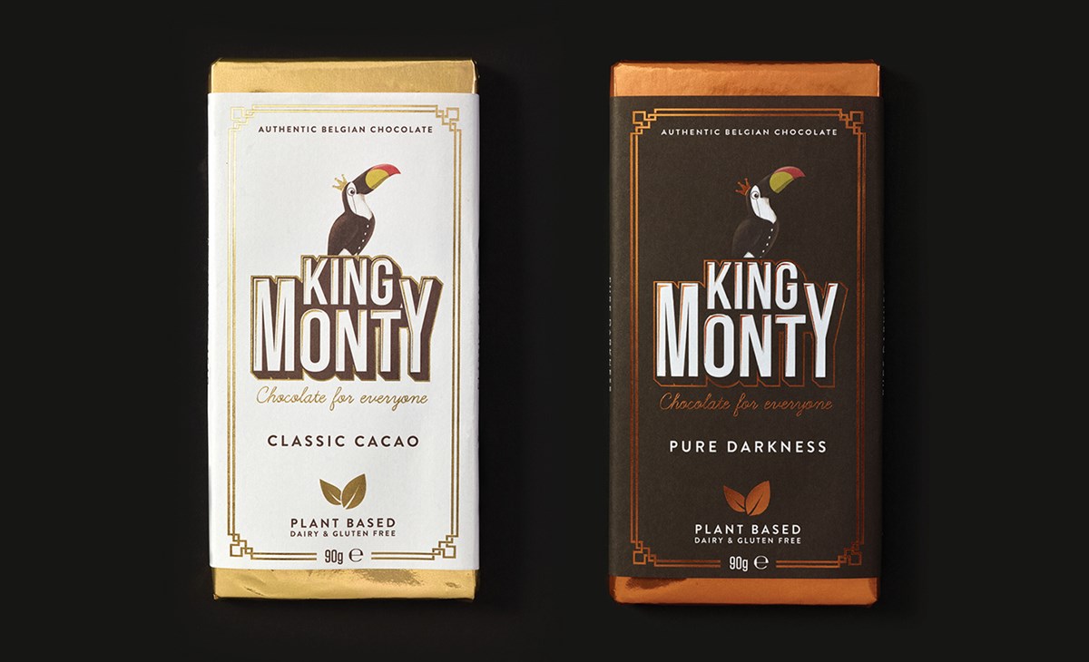 King Monty巧克力包装
