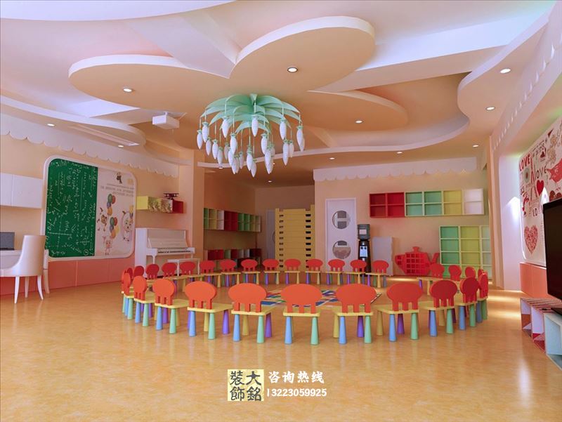 鄭州優(yōu)尼克高端幼兒園設(shè)計(jì)裝修效果圖_鄭州幼兒園裝修裝飾公司