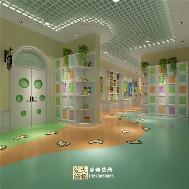 郑州幼儿园设计_欣睿早教幼儿园设计装修装饰方案_幼儿园设计公司