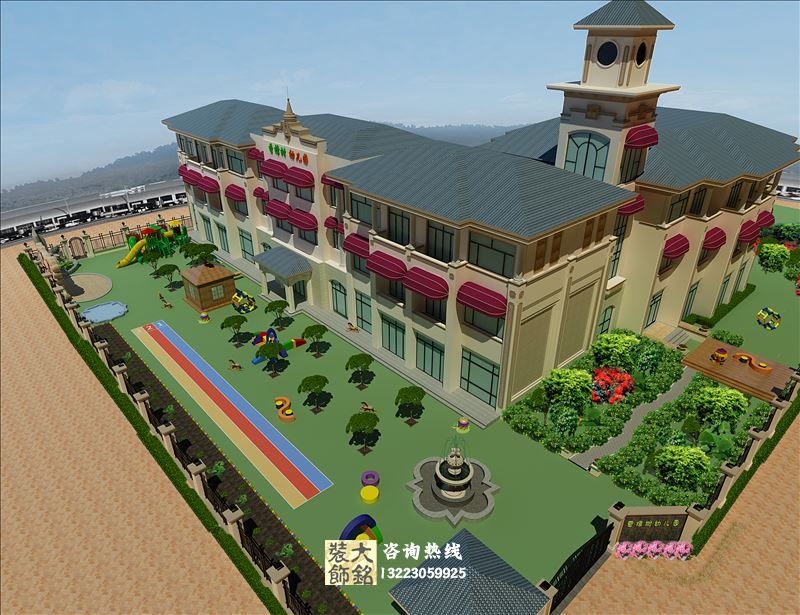 郑州香樟树高端幼儿园设计装修装饰_幼儿园设计公司