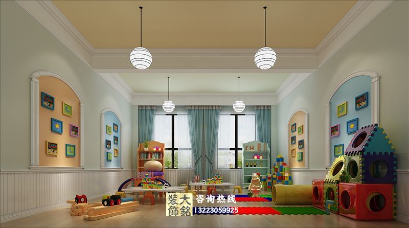 郑州经开区圣玛丽幼儿园设计装修装饰方案_幼儿园设计公司