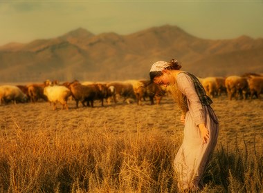 米勒油画搬的色彩—人物摄影