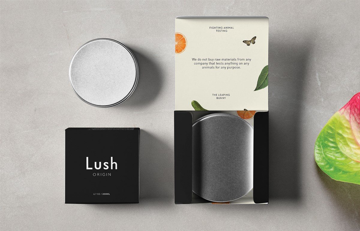 LUSH有機化妝品包裝