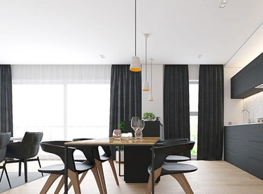 一个现代简约公寓