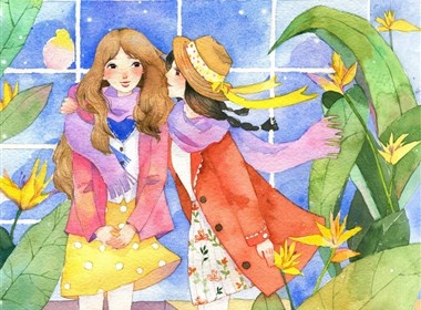 春日烂漫插画欣赏