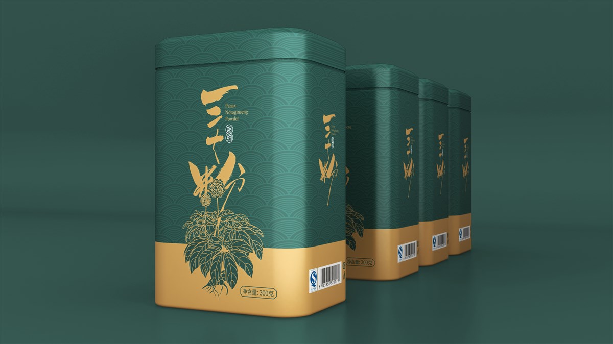 三七粉-藥品保健品包裝設(shè)計(jì) X 張曉寧