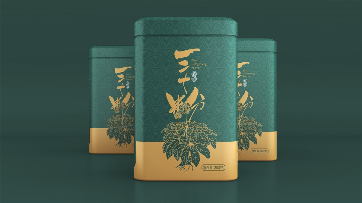 三七粉-藥品保健品包裝設(shè)計(jì) X 張曉寧