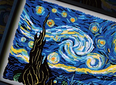 梵高-星夜-手工艺