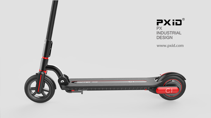 PXID品向工业设计   电动滑板车设计