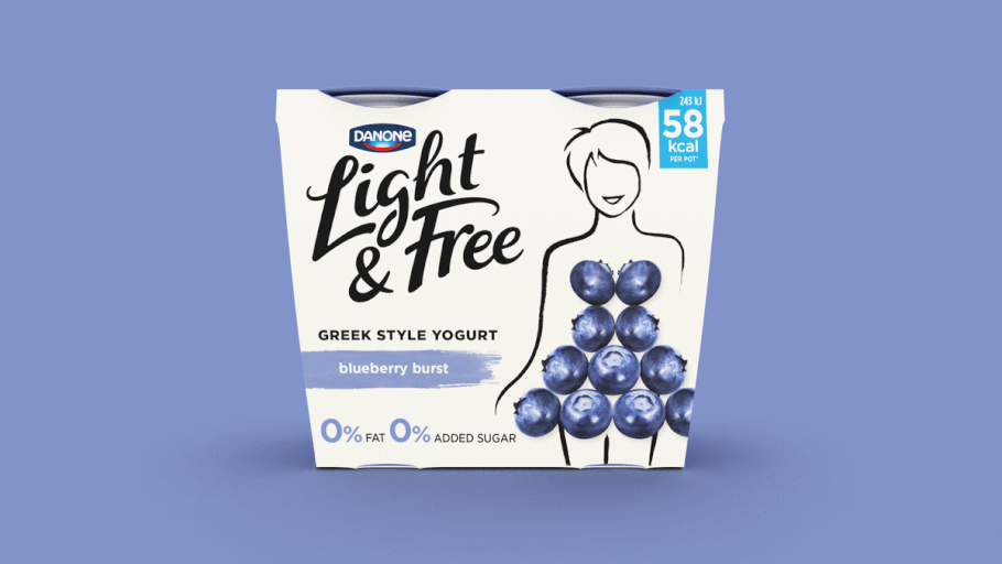 国际包装设计奖获奖作品——达能酸奶Light & Free
