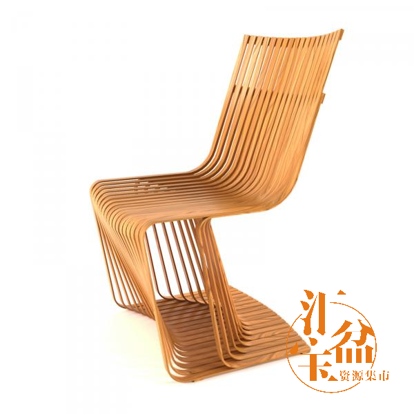 chair 木椅模型