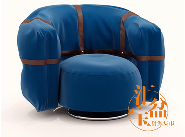 Armchair舒适扶手椅沙发模型