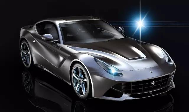 Ferrari F12 Berlinetta-Photoshop后期处理