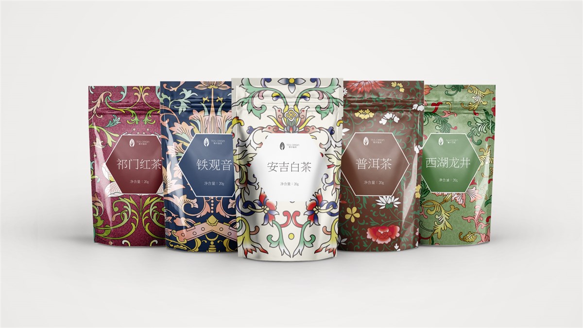 草木皆賓花草茶項目內容：品牌定位、VI、LOGO、包裝