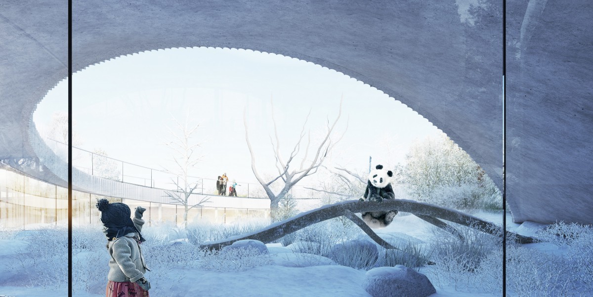 熊猫馆建筑景观