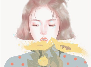 色彩温柔和谐的插画欣赏