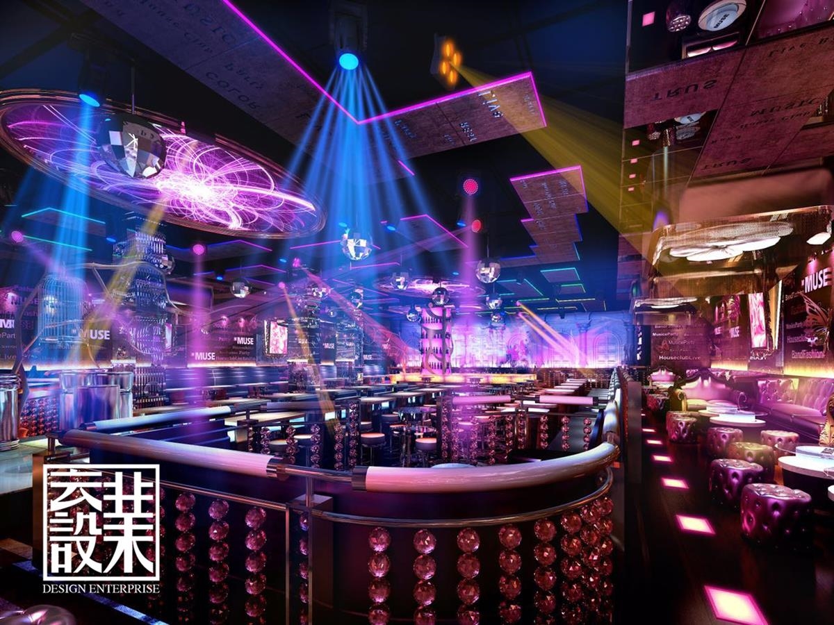 酒吧设计——云设业设计机构《河南省焦作市MUSE CLUB》