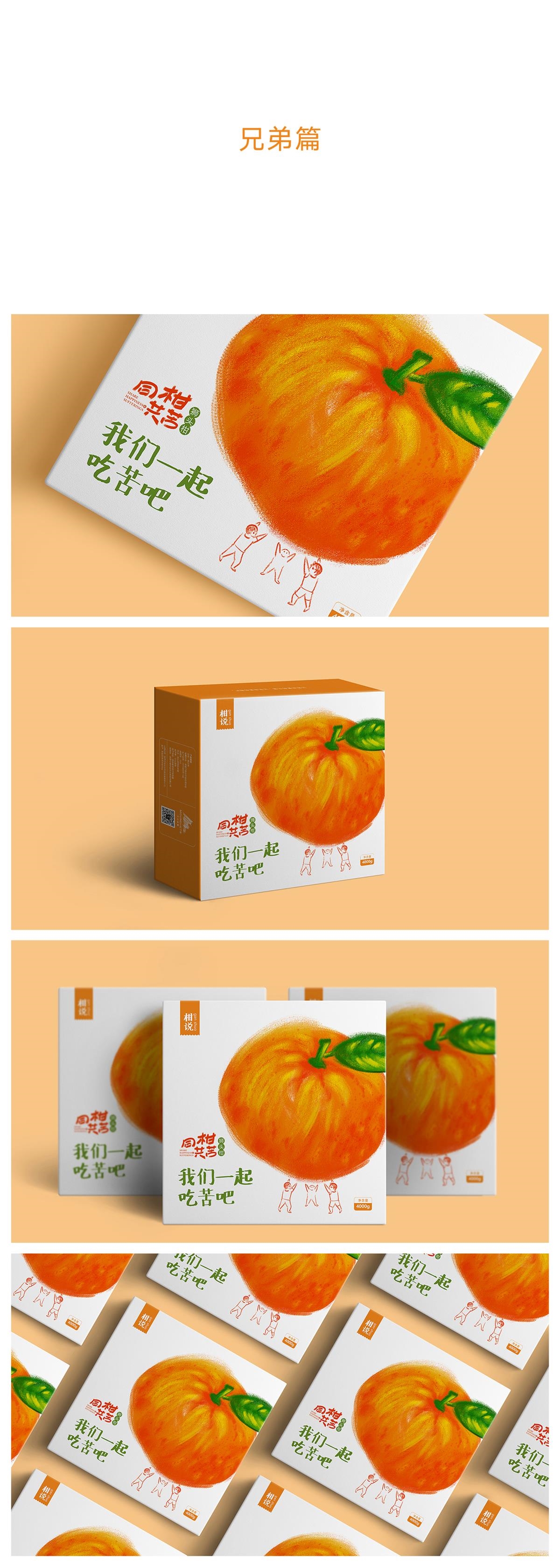 狮头柑-农产品特产 包装设计 X 张晓宁