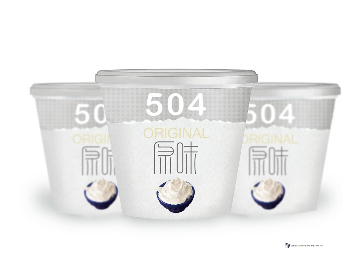 504冰激凌 雪糕包裝設計