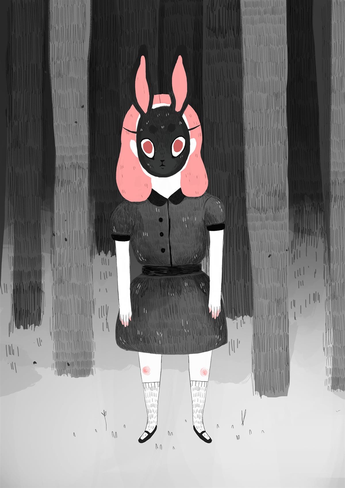 The Black Hare—插画欣赏