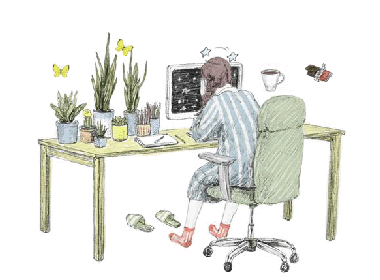 温暖的生活小细节插画欣赏