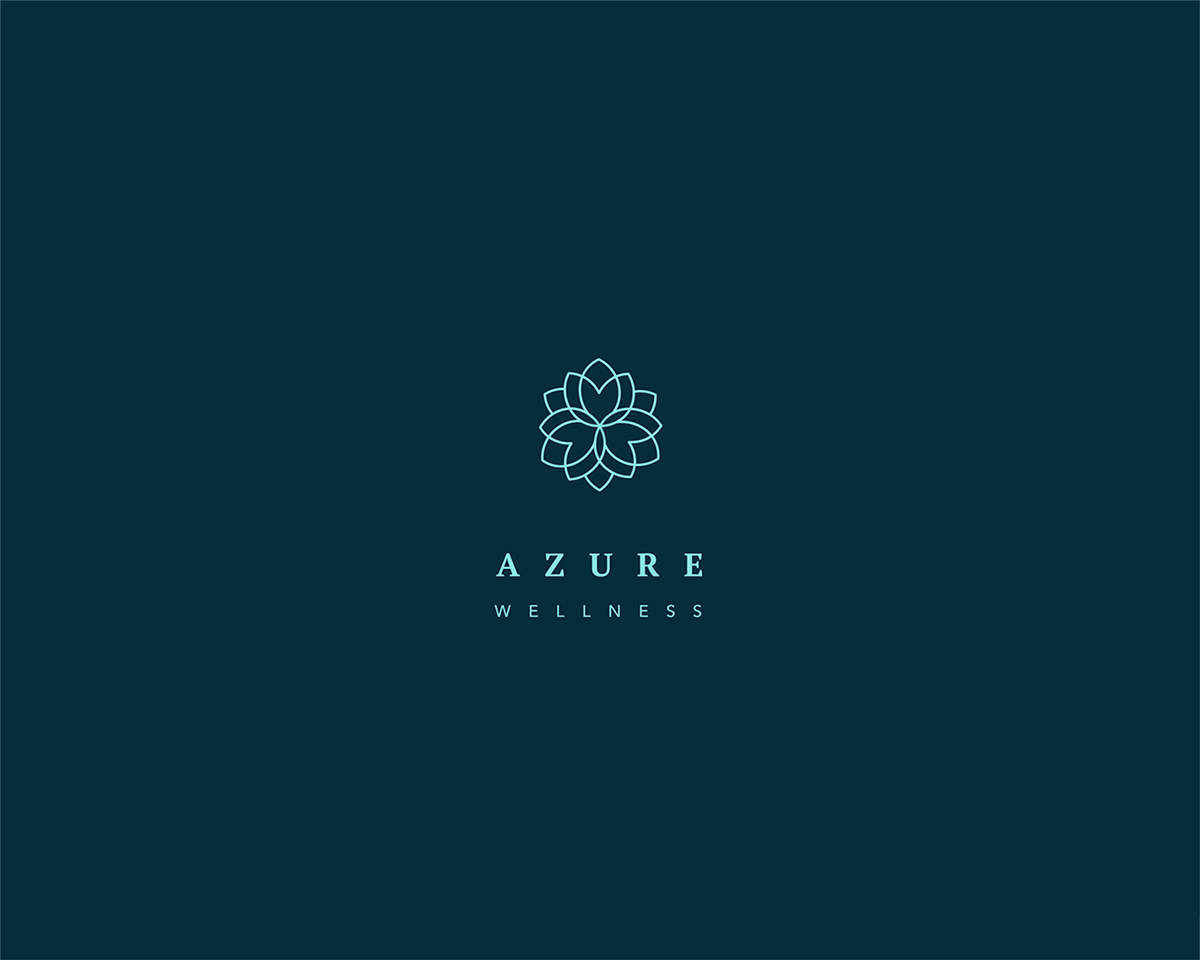 Azure瑜伽工作室品牌标识