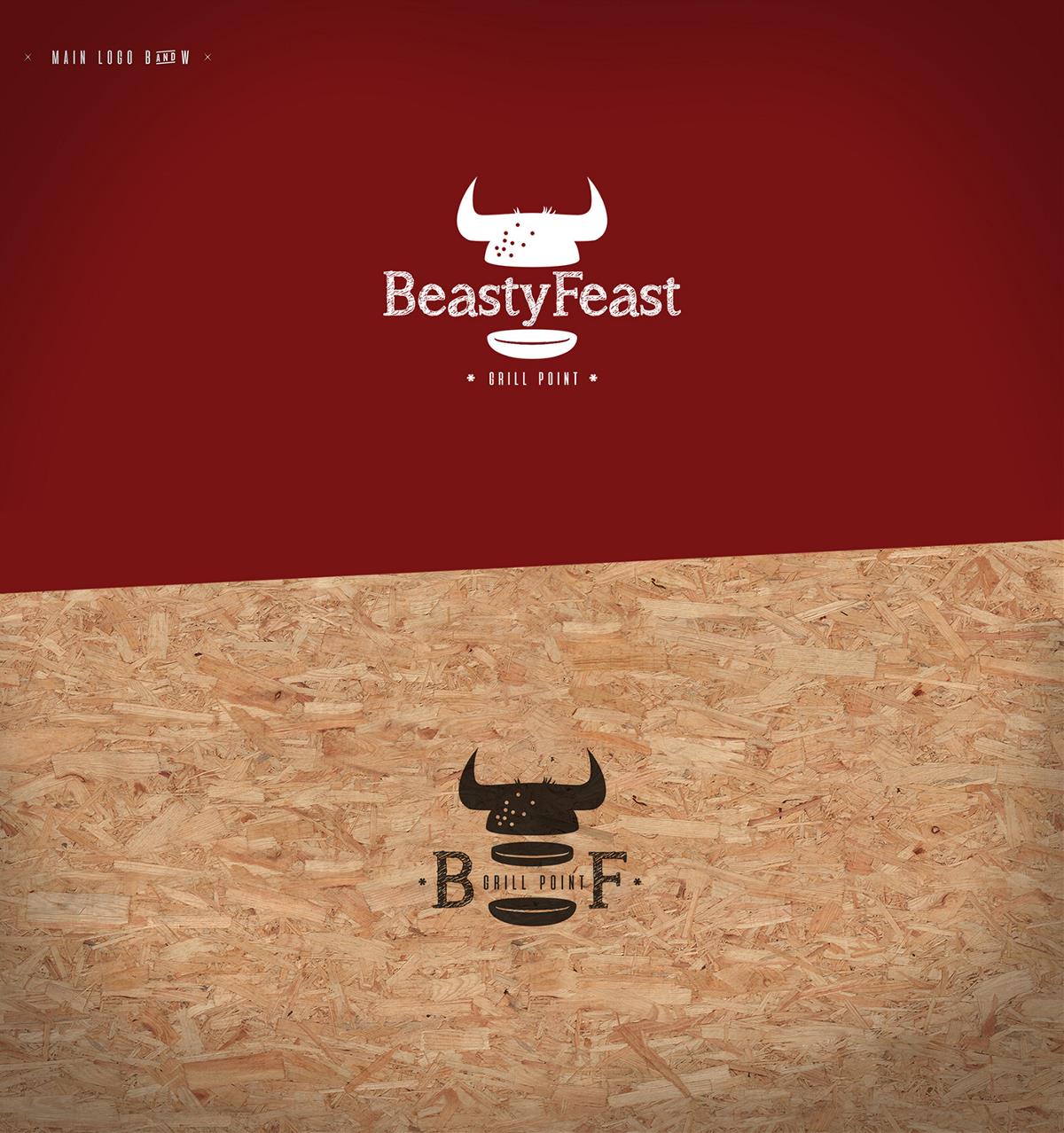 beastyfeast烧烤点品牌设计