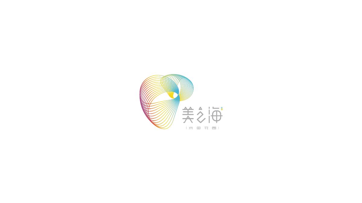 美之海水母花园品牌形象标志设计