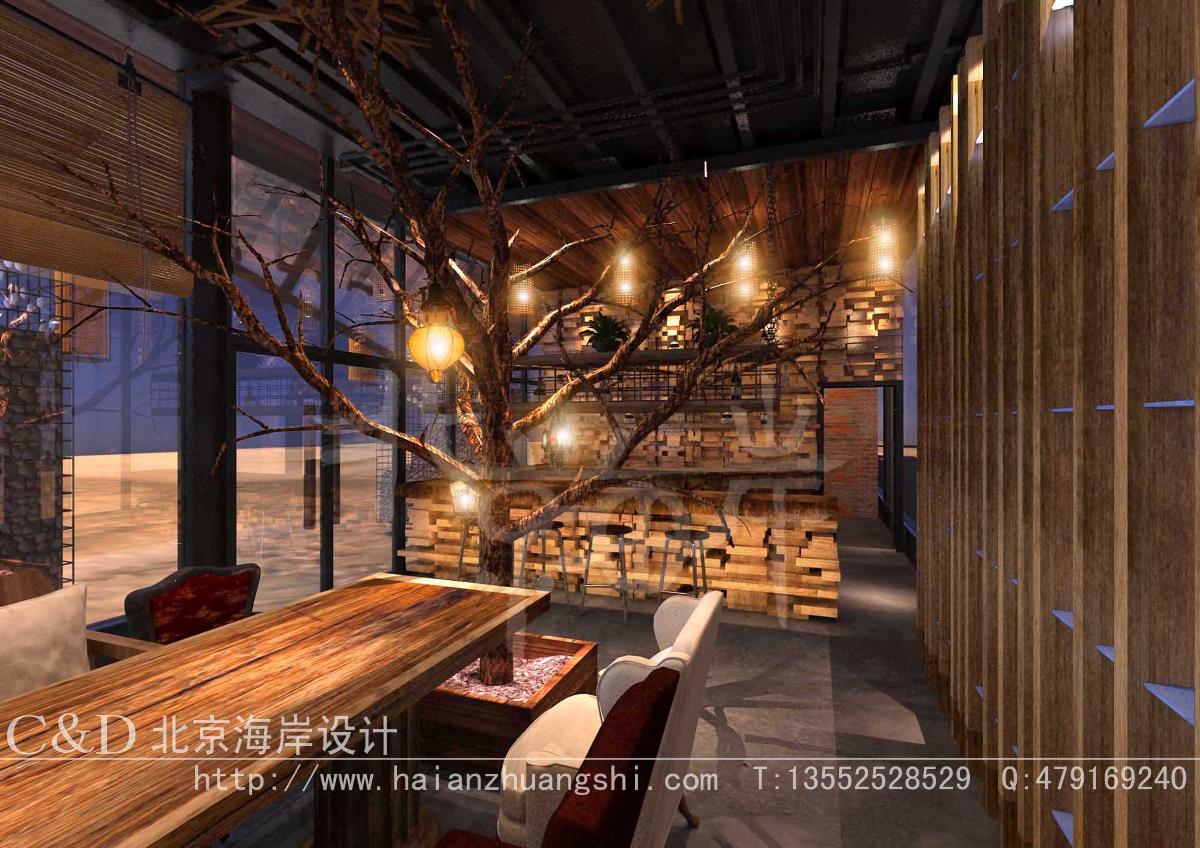 咖啡餐厅设计，重庆玻璃屋 876㎡|北京海岸设计
