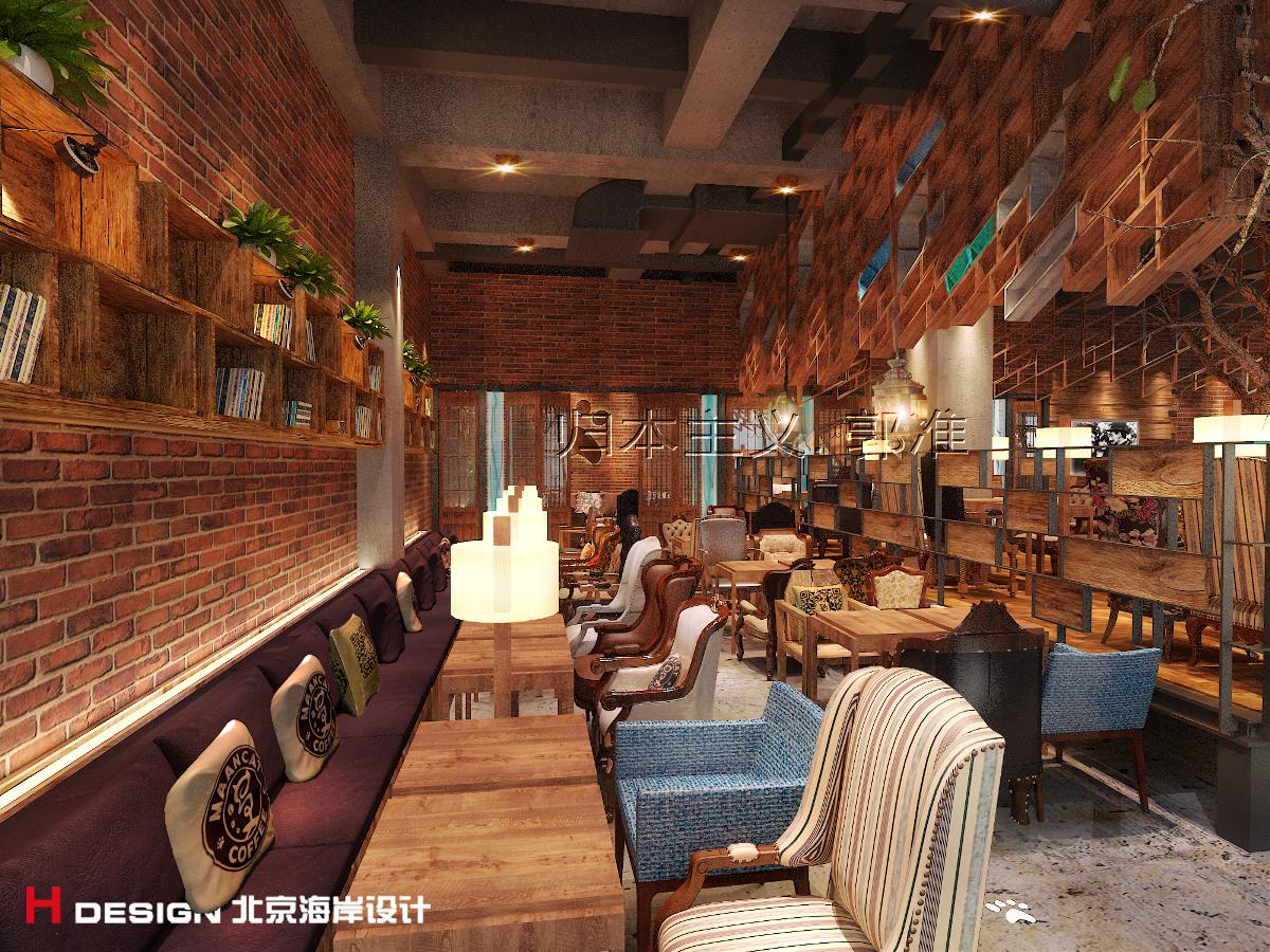 咖啡馆设计，重庆九龙坡漫猫 531㎡|北京海岸设计