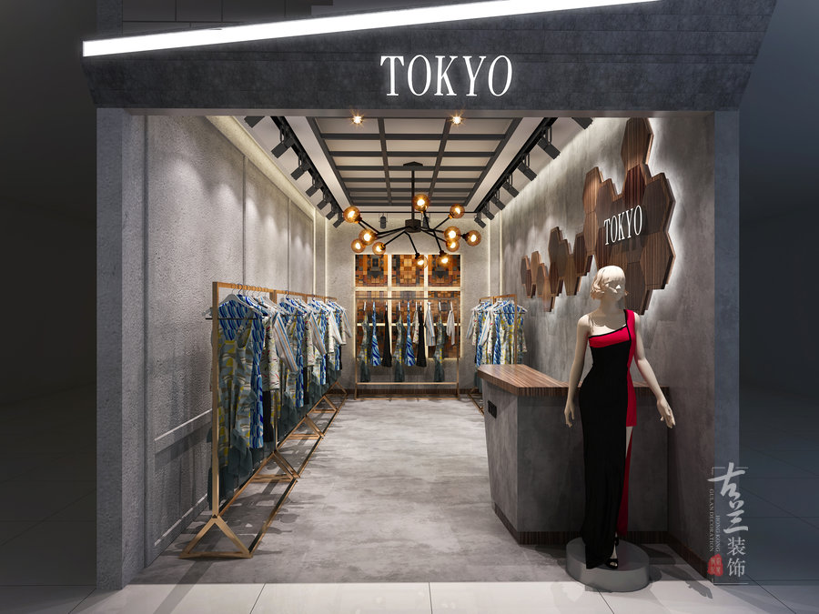 TOKYO女装店-成都服装店设计丨成都服装店装修丨古兰装饰