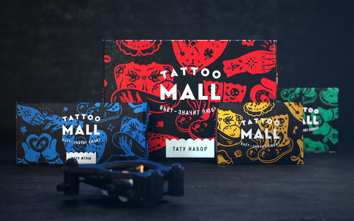 Tattoo Mall紋身店品牌設(shè)計