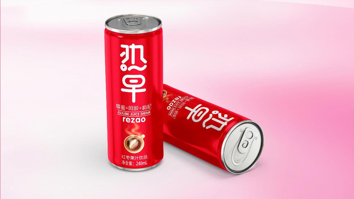 April作品「 热早 」红枣汁饮料品牌包装设计