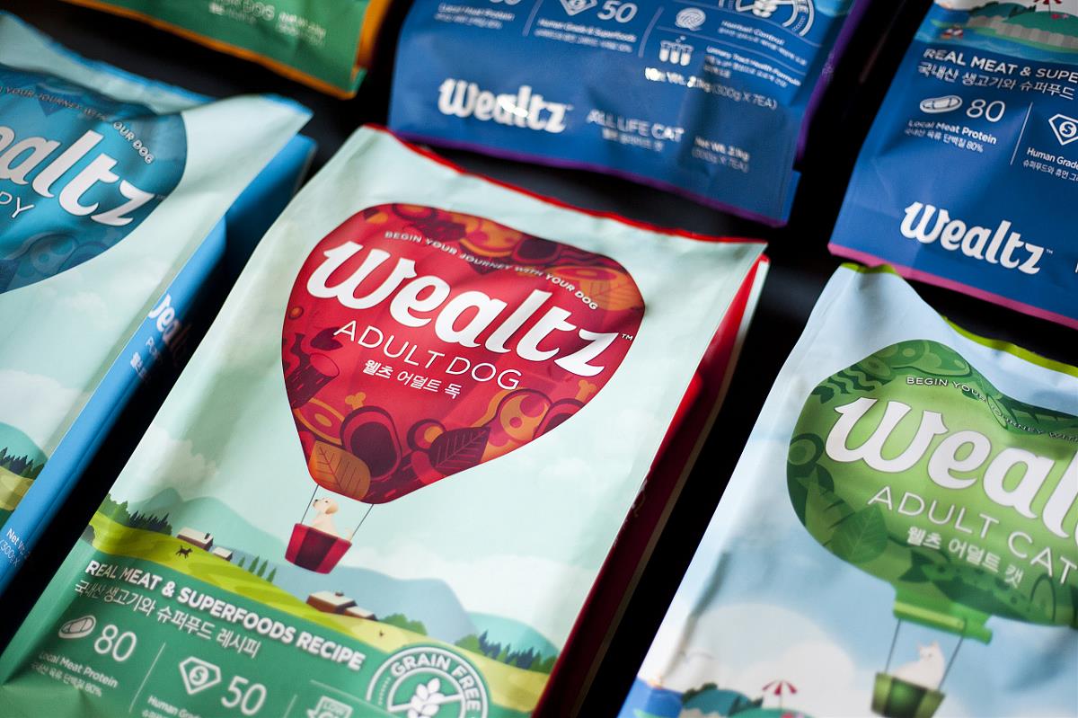 韩国Wealtz 웰츠 宠物食品包装设计