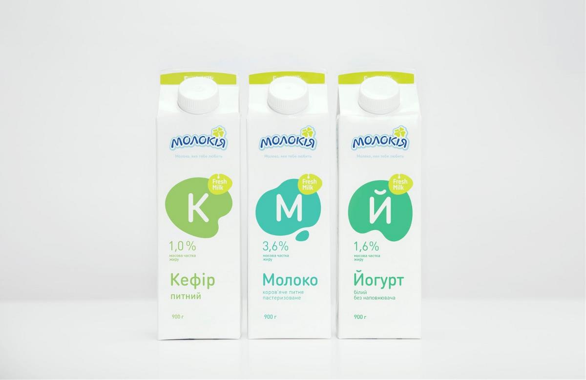 Molokija牛奶包装设计